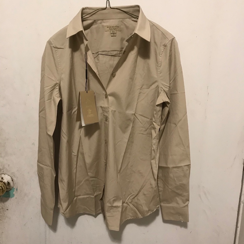 Burberry button down shirt